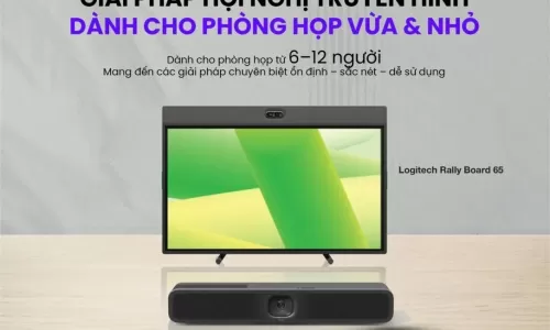 GIẢI PHÁP HỘI NGHỊ TRUYỀN HÌNH LOGITECH CHO PHÒNG HỌP VỪA VÀ NHỎ